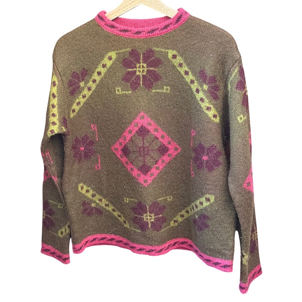 90s Sisley Mohair Wool Blend Bohemian Made in Italy Indie Whimsigoth Academia
